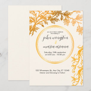 Invitación a la boda elegante Amor eterno