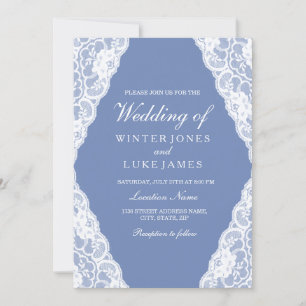 Invitación a la boda elegante azul turquesa de enc