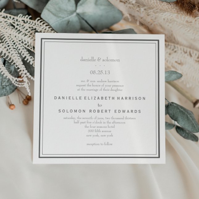 Invitación a la boda elegante - Cambiar fondo (Subido por el creador)