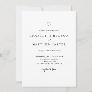 Invitación a la boda elegante   Detalles de la esp