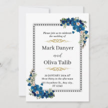 Invitación a la boda elegante | Diseño personaliza