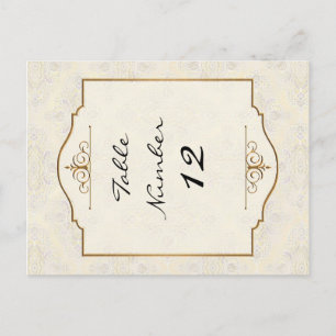 Invitación a la Boda Elegante Formal Gold & Lace
