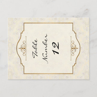 Invitación a la Boda Elegante Formal Gold & Lace
