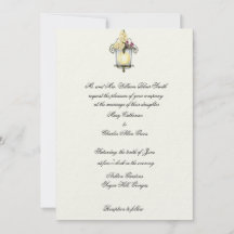 Invitación a la boda elegante o asunto formal