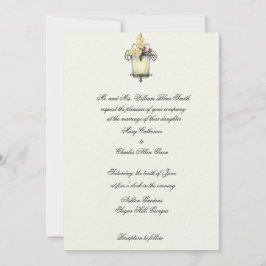 Invitación a la boda elegante o asunto formal