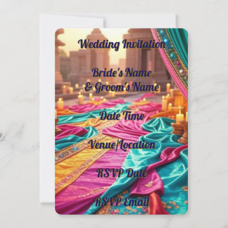 Invitación a la boda elegante Rústico Romántico Di