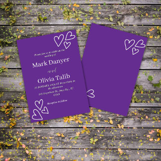Invitación a la boda - Elegante y Personalizable