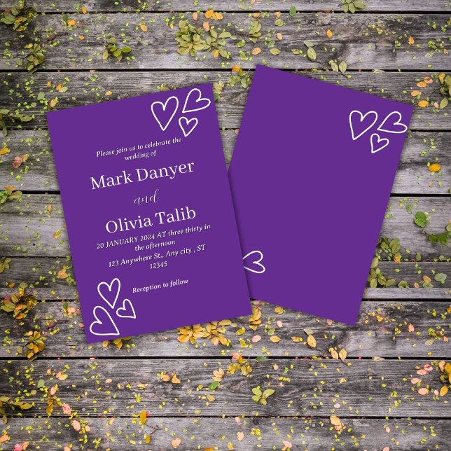 Invitación a la boda - Elegante y Personalizable (Subido por el creador)