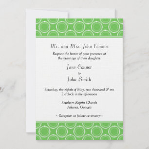 Invitación a la boda elegante y pulida, Kelly Gree