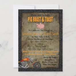 Invitación A La Boda En Biker De Cerdo Y Tostadas