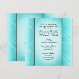 Invitación a la boda en el área de recepción de co