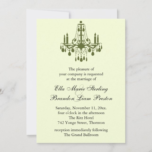 Invitación a la boda en el Gran Salón de Baile 2 ( (Anverso)