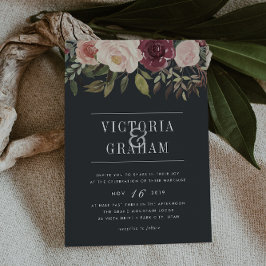 Invitación a la boda en el jardín de la luna