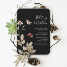 Invitación a la boda en el jardín de Sedona