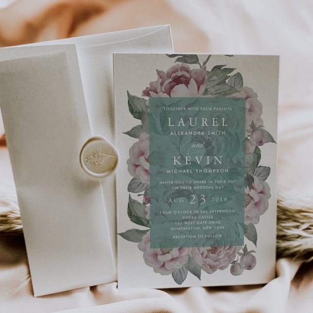 Invitación a la boda en el jardín inglés | Jade (Subido por el creador)