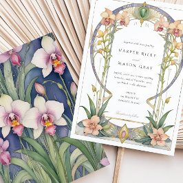 Invitación a la Boda en el Jardín Orquídea de Nouv