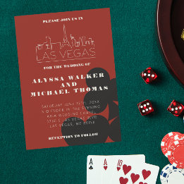 Invitación a la boda en el Skyline Casino de Las V