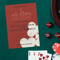 Invitación a la boda en el Skyline Casino de Las V