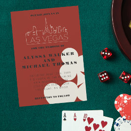 Invitación a la boda en el Skyline Casino de Las V