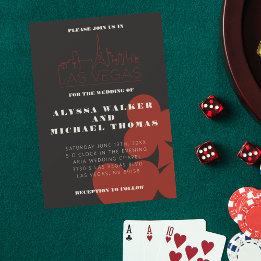 Invitación a la boda en el Skyline Casino de Las V
