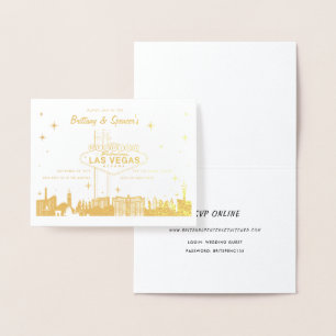Invitación a la boda en el Skyline de Relieve meta