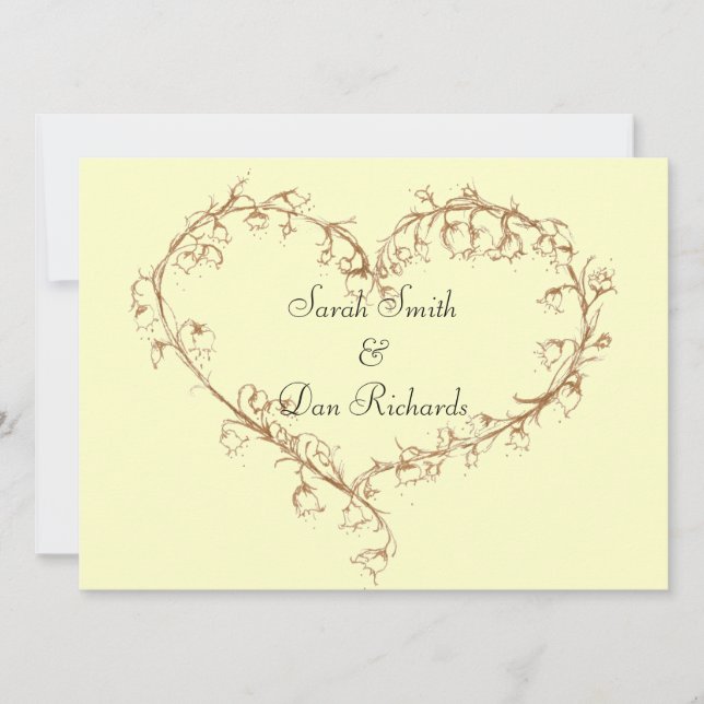 invitación a la boda en el valle (Anverso)