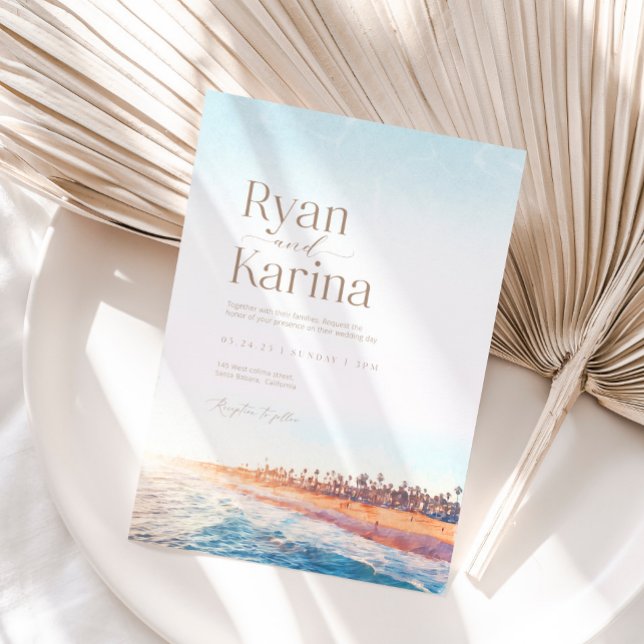 Invitación a la Boda en Ocean Beach, Invitación al (Subido por el creador)