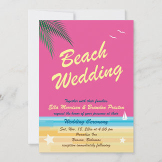 Invitación a la boda en verano