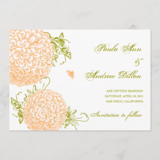 Invitación a la boda en verano
