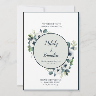 Invitación a la boda entre el azul y el sabio de l