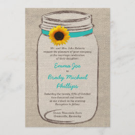 Invitación a la boda entre marmotas y girasoles