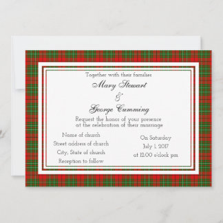 Invitación a la boda escocesa
