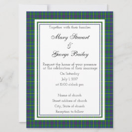Invitación a la boda escocesa de Bailey