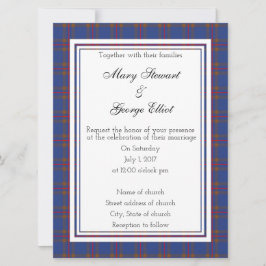 Invitación a la boda escocesa de Elliot