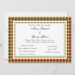 Invitación a la boda escocesa de Gibson