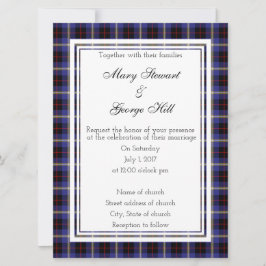 Invitación a la boda escocesa de Hill