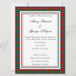 Invitación a la boda escocesa de Kilgore