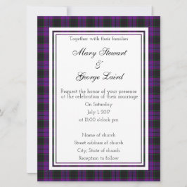 Invitación a la boda escocesa de Laird