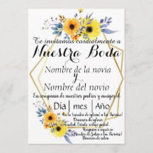 Invitación a la boda española