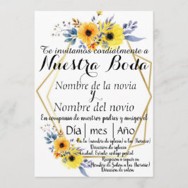 Invitación a la boda española