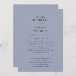 Invitación a la boda española BILINGUAL Nuestra Bo