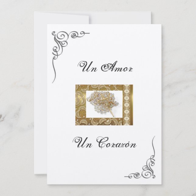 Invitación a la boda española "Boda Lasso" (Anverso)