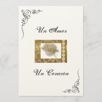 Invitación a la boda española "Boda Lasso"