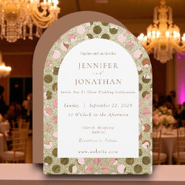 Invitación a la boda estacional de otoño