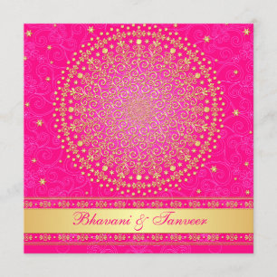 Invitación a la boda   Estrellas de pergamino de o