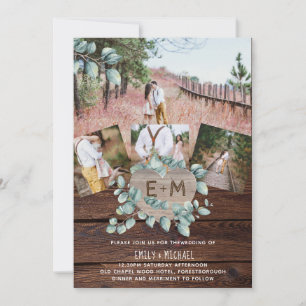 Invitación a la boda EUCALYPTUS por la vegetación