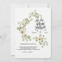 Invitación a la boda Evergreen Elegance