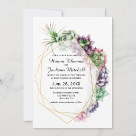 Invitación a la boda exitosa del desierto