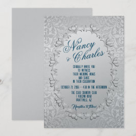 Invitación a la boda familiar y femenina