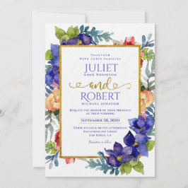 Invitación a la boda | Felicidad Floral acuarela